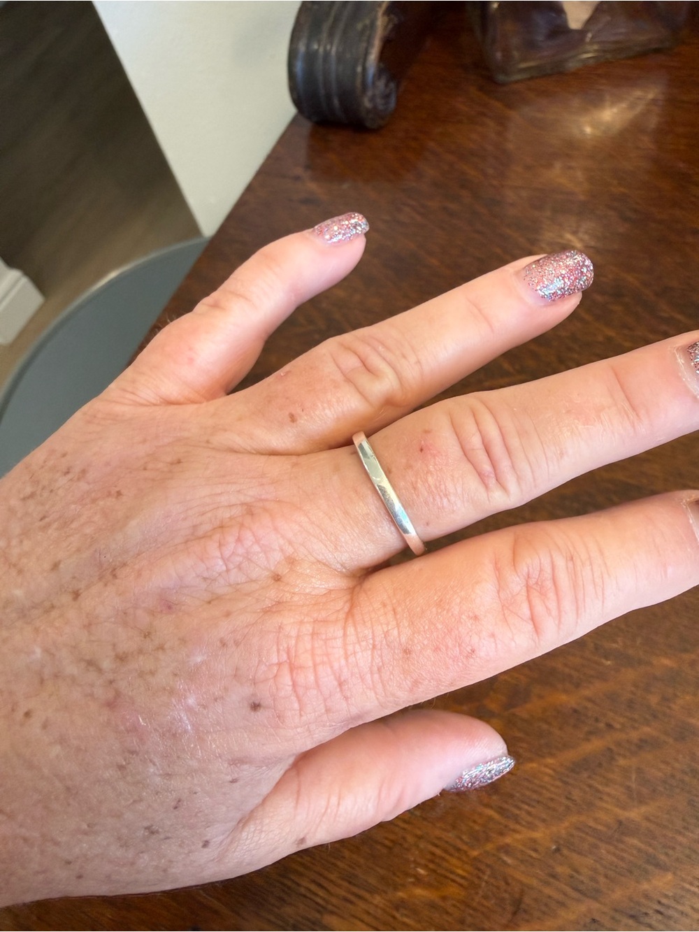 James Avery size 9 shooting star ring Silver - Picture 4 of 5